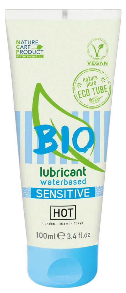 Vandens pagrindo lubrikantas Hot Bio Sensitive, 100 ml