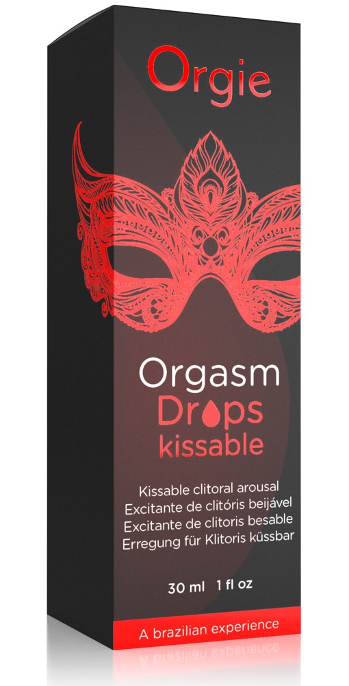 Stimuliuojantys klitorio lašai Orgie Orgasm Drops Kissable, 30 ml