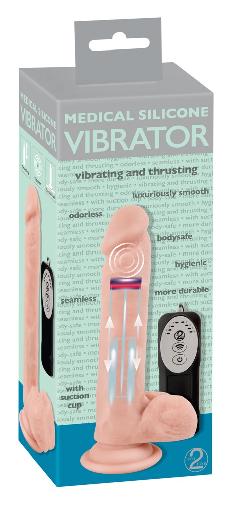 Vibratorius iš medicininio silikono You2Toys