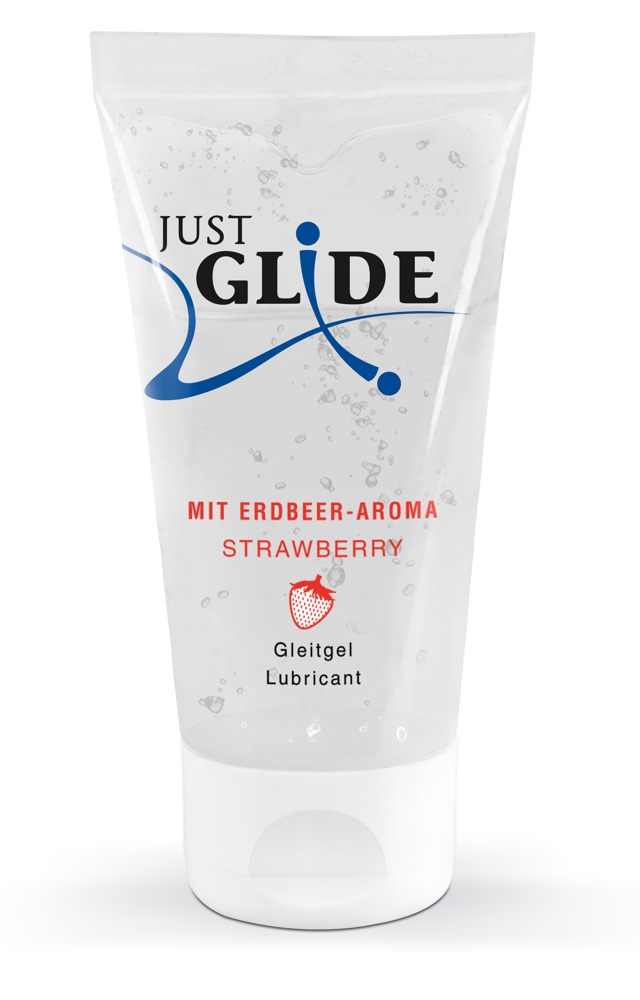 Lubrikantas Just Glide Strawberry, 50 ml