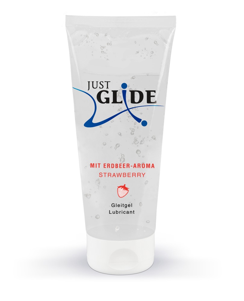 Lubrikantas Glide, braškinis, 200 ml