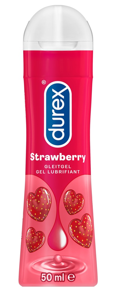 Lubrikantas Durex Play Strawberry, ​50 ml