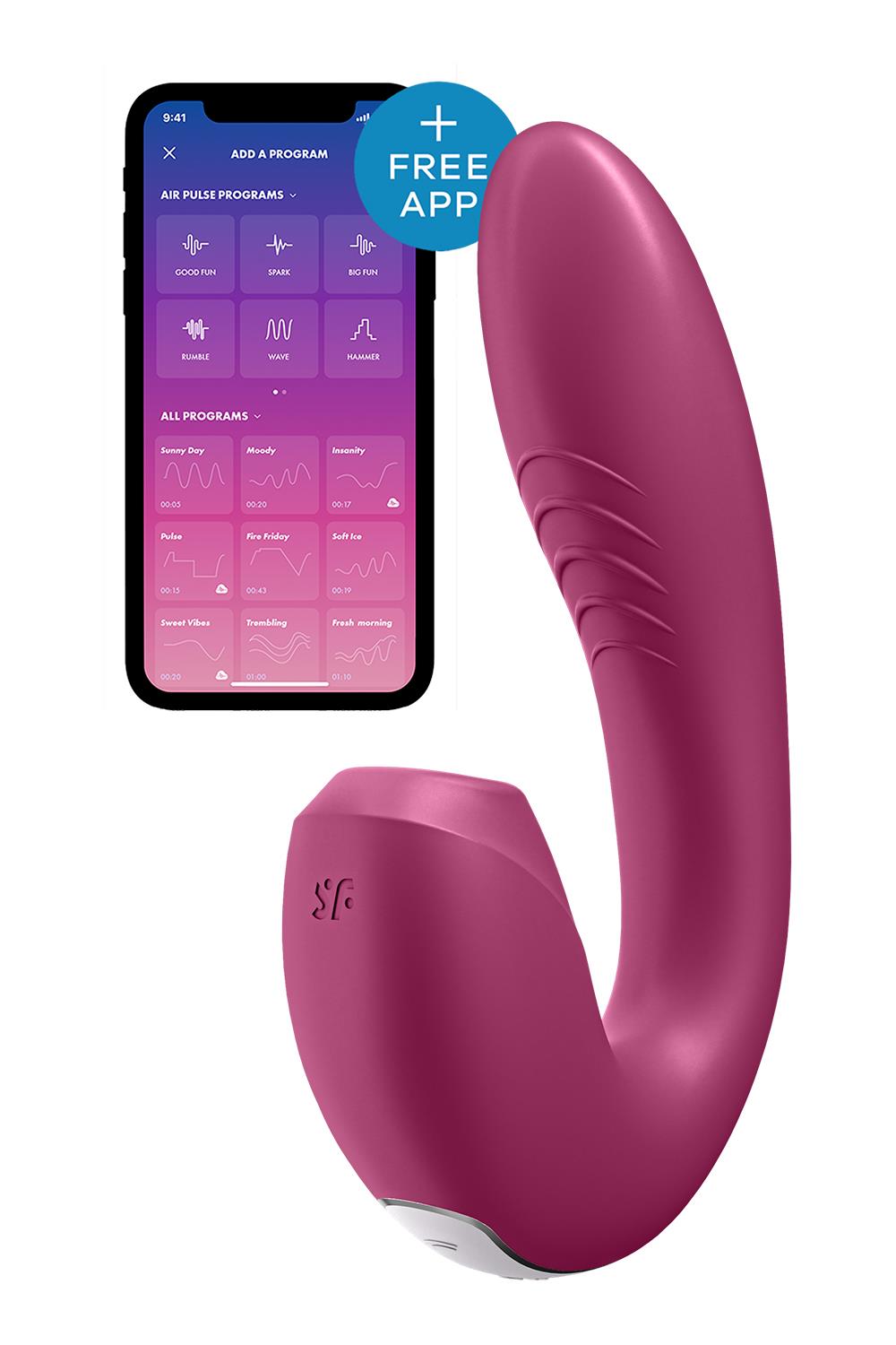 Vibratorius Satisfyer, violetinis