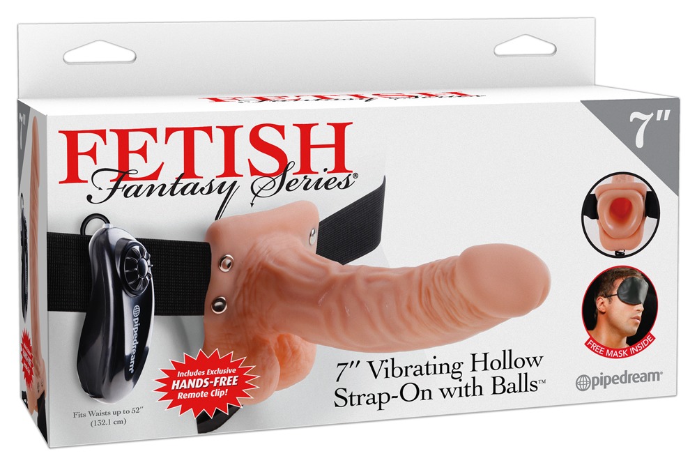 Falo imitatorius Fetish Fantasy 7inch Vibrating Hollow Strap On