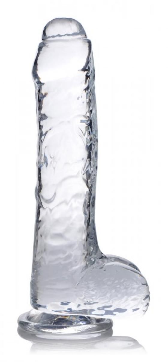 Jock C-Thru Transparent Dildo - 21 cm.