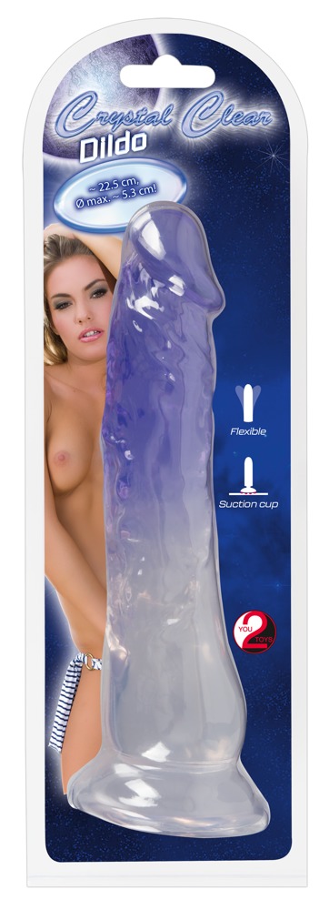 „Crystal Clear Dildo“ 22,5 cm