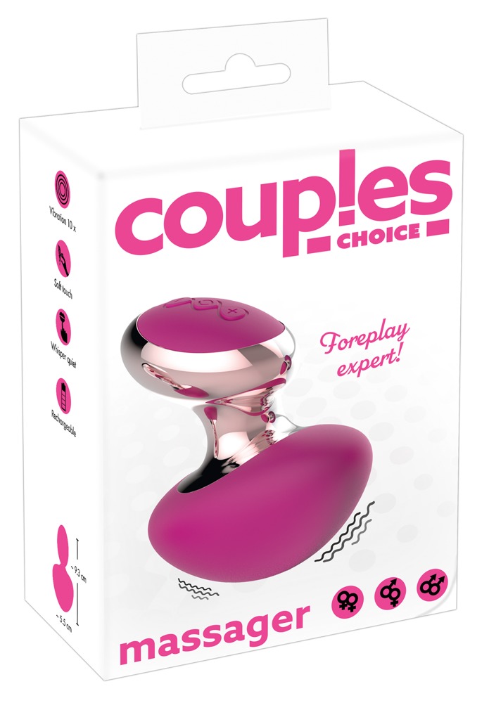 Masažuoklis Couples Choice, rožinės spalvos