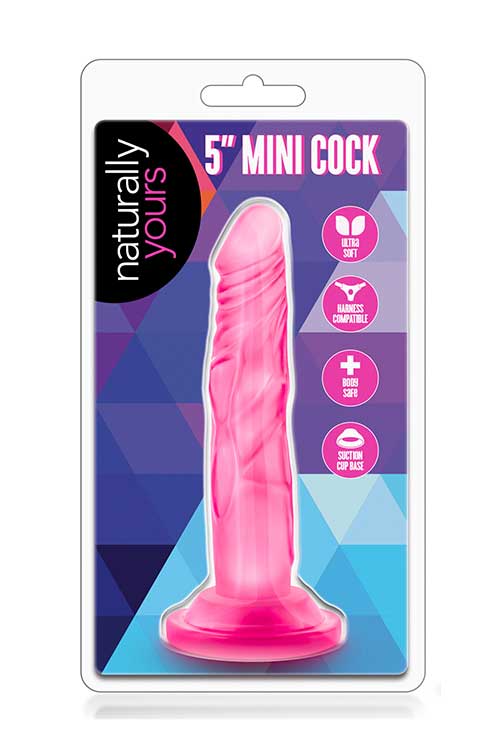 Naturally yours 5inch mini cock pink