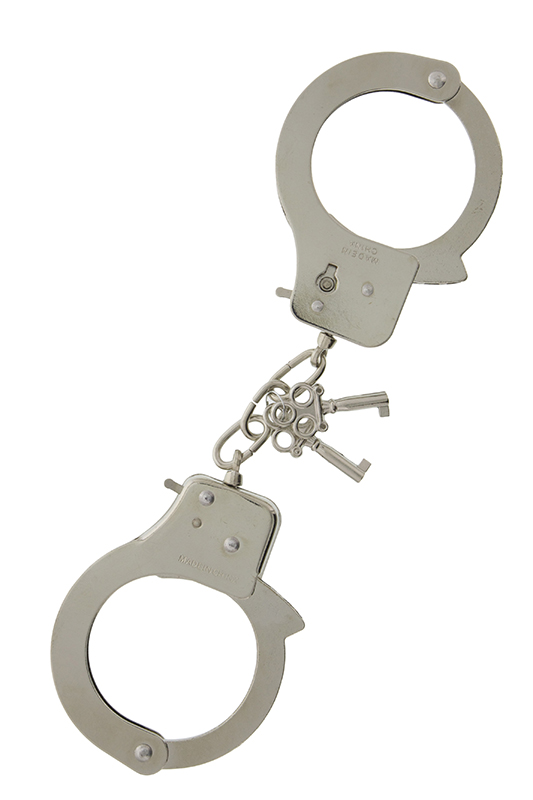 Antrankiai Handcuffs, sidabro spalvos