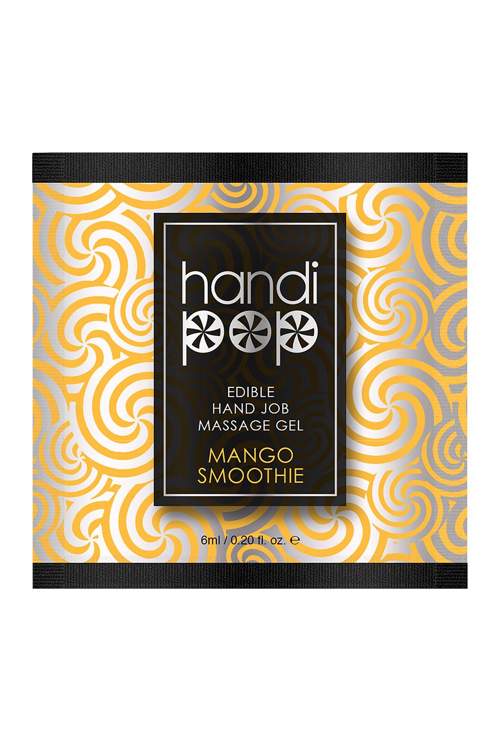 SENSUVA HANDIPOP EDIBLE MASSAGE GEL MANGO SMOOTHIE 6 ML