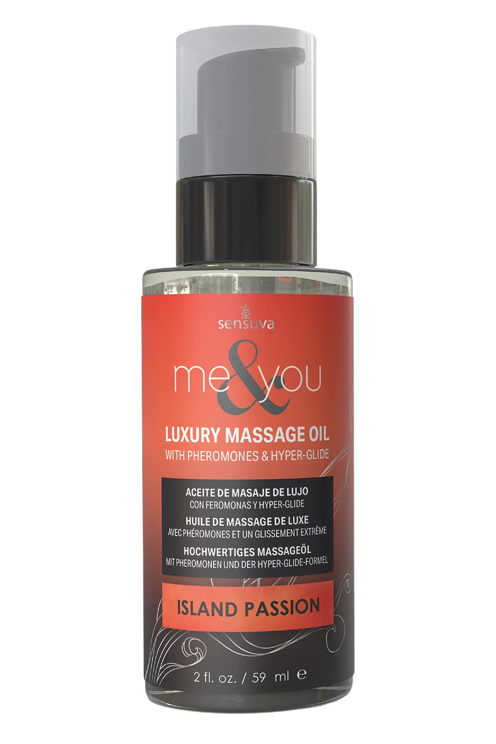 SENSUVA ME AND YOU MASSAGE OIL ISLAND PASSION 59ML