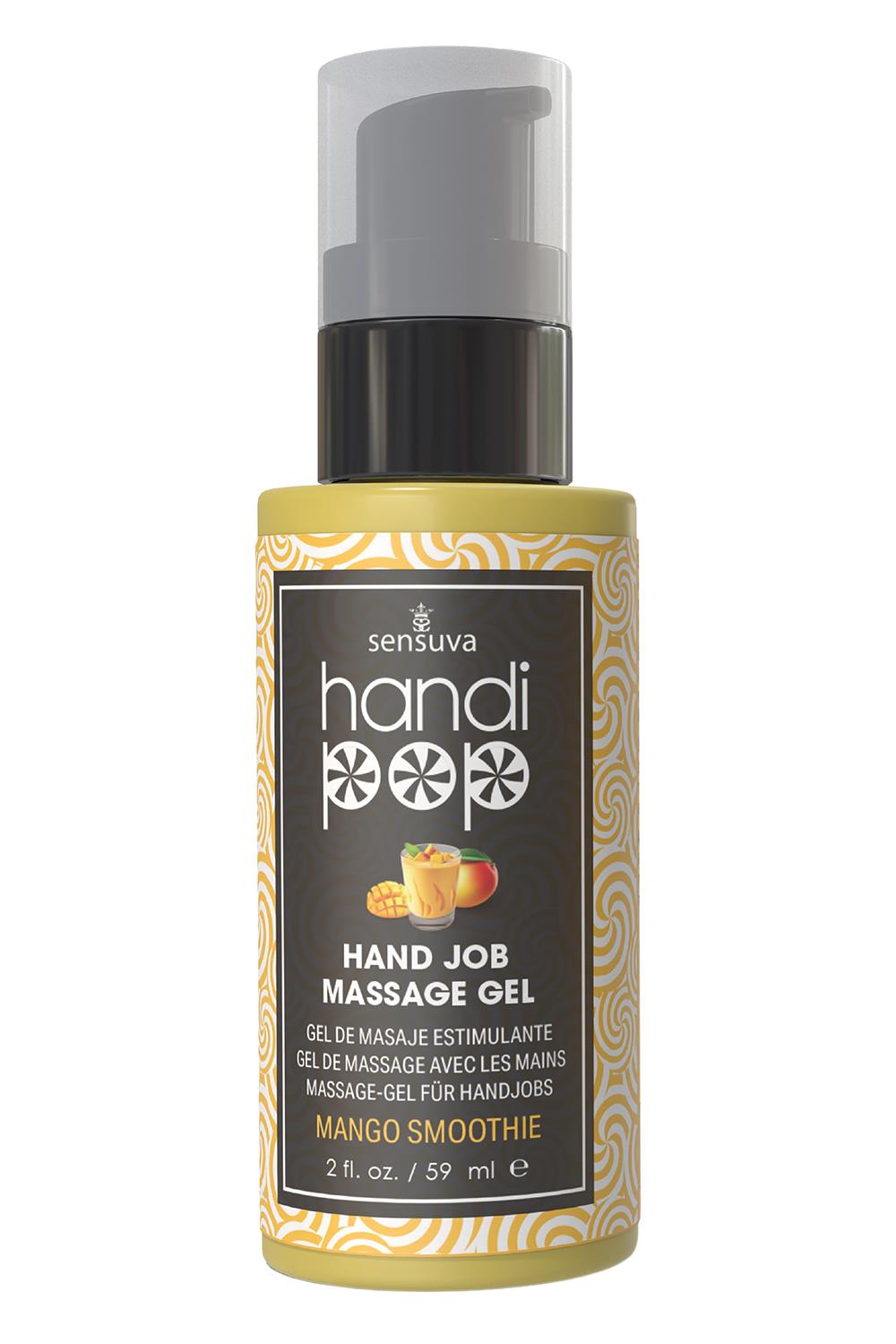 SENSUVA HANDIPOP EDIBLE MASSAGE GEL MANGO SMOOTHIE 59ML