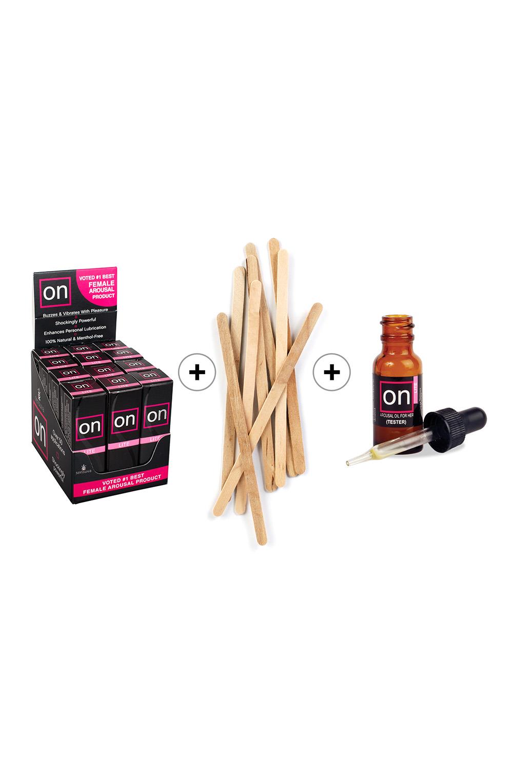 SENSUVA ON AROUSAL OIL ASSORTED 12 PIECE AND TESTER STICKS