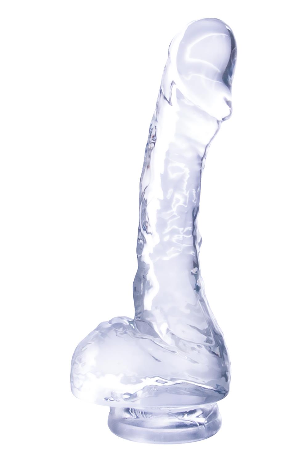 NMC 4 INCH REALISTIC DILDO WITH SUCTION CUP CLEAR