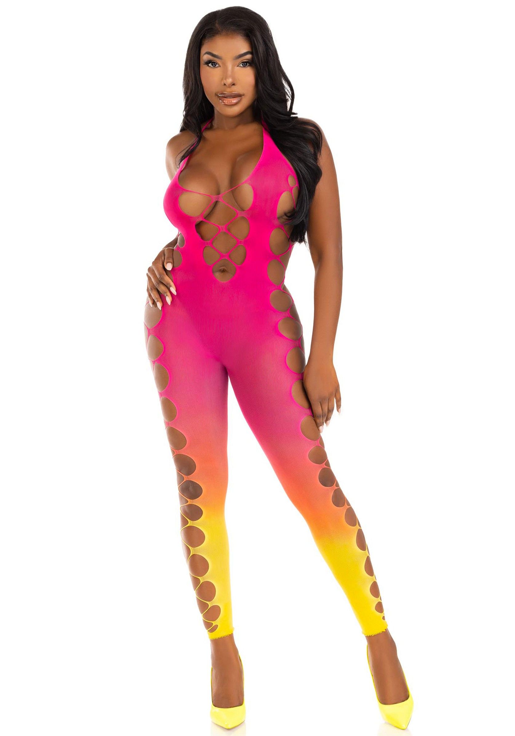 Leg Avenue - Ombre Footless Bodystocking - One Size