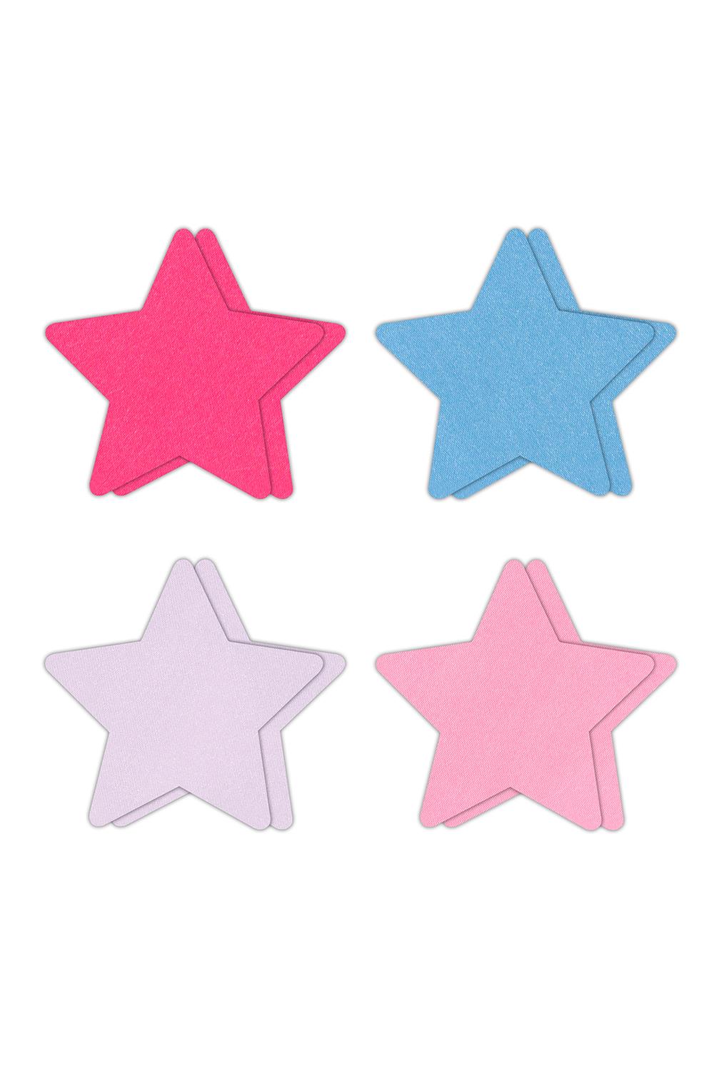 PRETTY PASTIES STAR II ASSORTED 4 PAIR