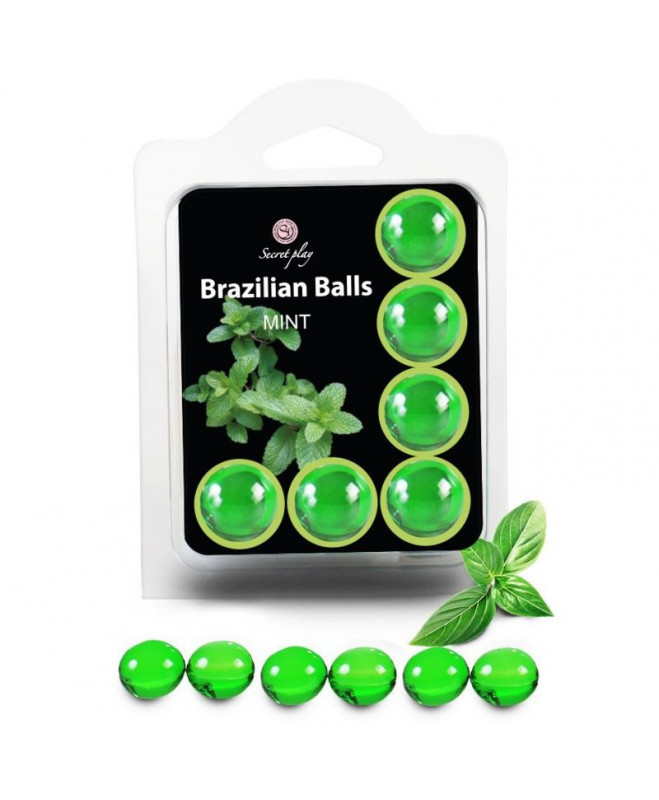 SECRETPLAY SET 6 BRAZILIANS BALLS MINT