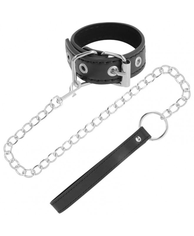 DARKNESS - PENIS RING WITH STRAP