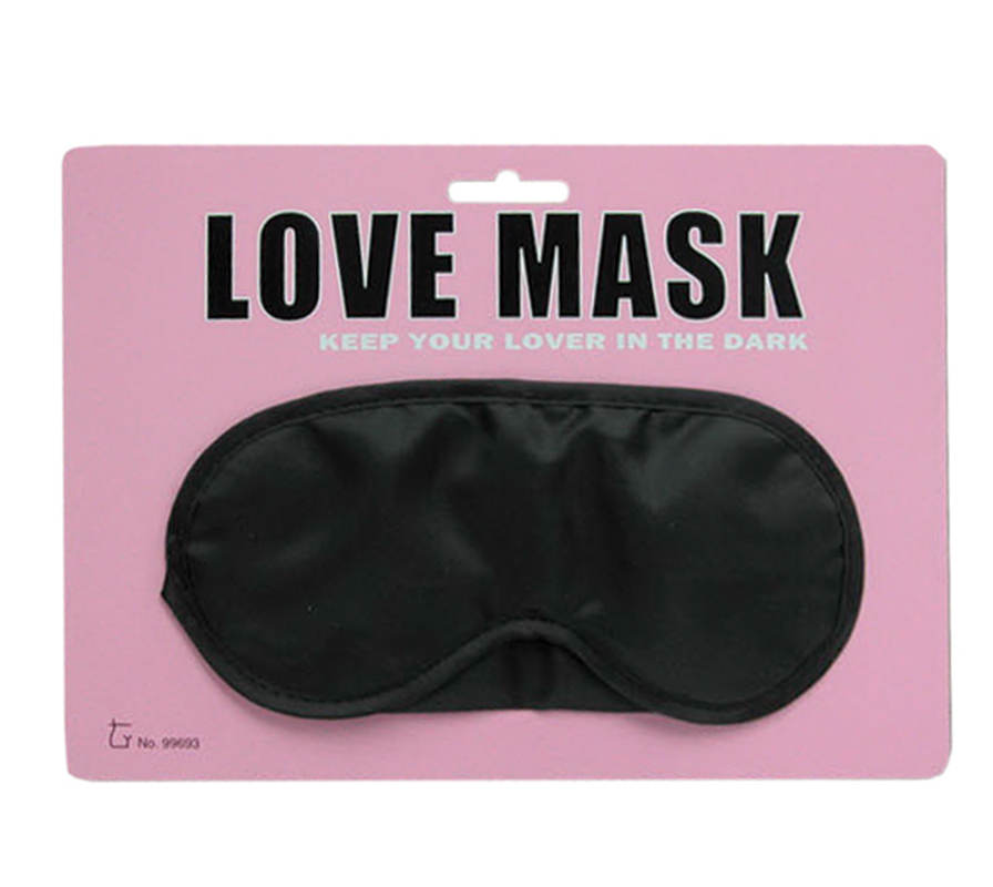 Akių kaukė Love mask, juoda