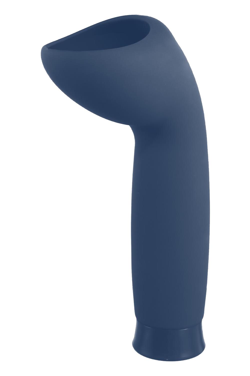 NMC 5.5 INCH RECHARGEABLE SILICONE 10 FUNCTIONS SPEED GLANS STIMULATOR BLUE