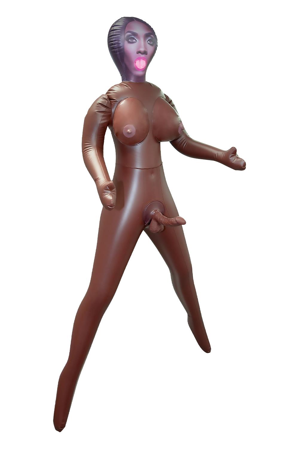 NMC 150CM THE TRANSSEXUAL LOVE DOLL WITH 5.5 INCH PVC DILDO