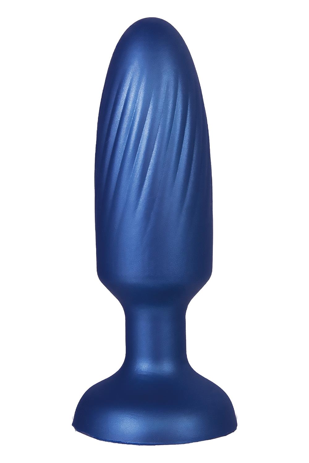 NMC 3.5 INCHSILICONE ANAL PLUG METALLIC BLUE
