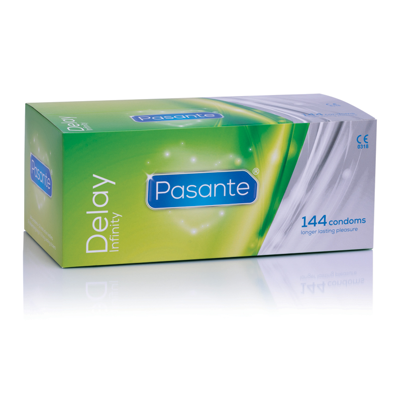 Prezervatyvai Pasante Delay, 144 vnt.