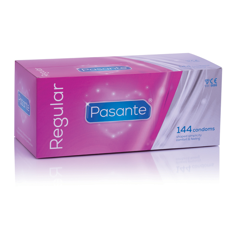Prezervatyvai Pasante Regular, 144 vnt.