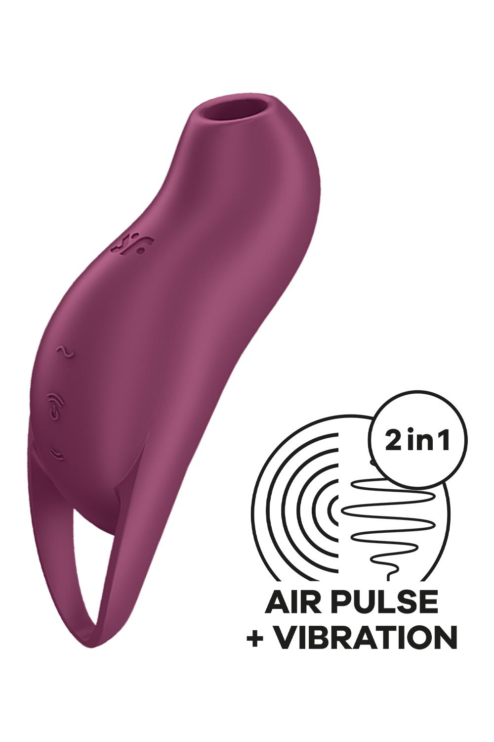Vibratorius Satisfyer Pocket Pro 1, violetinis