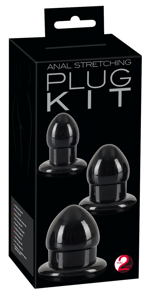 Anal stretching plug kit