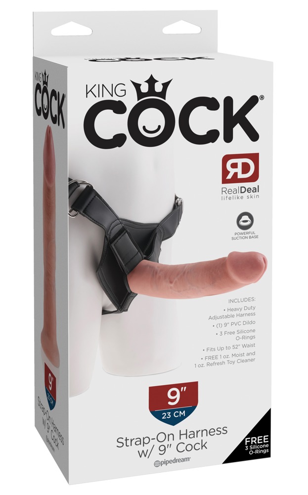 King Cock 9 Strap on Pitas