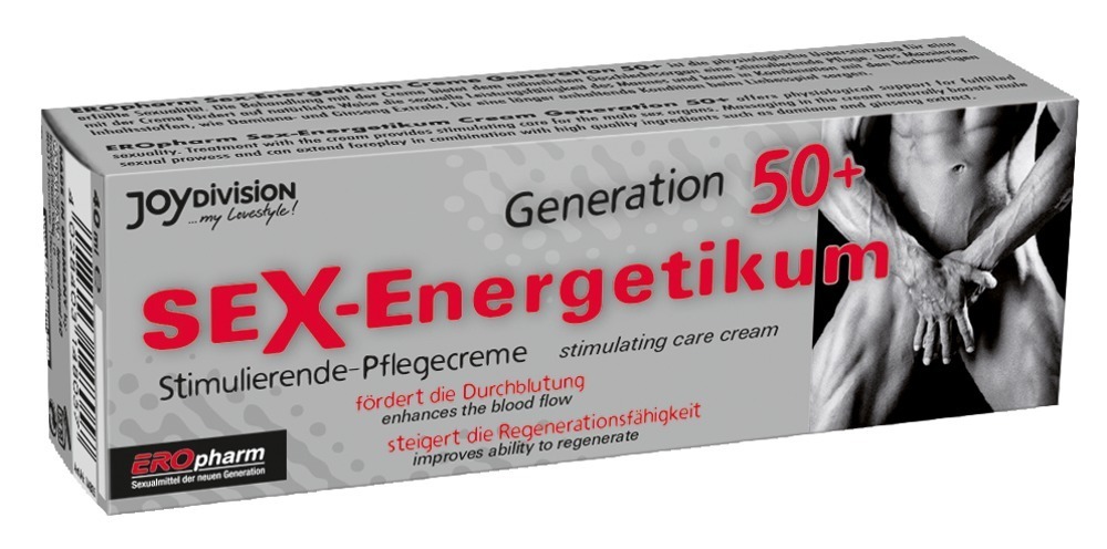 Penio kremas Sex Energetikum 50+ Joy Division, 40 ml