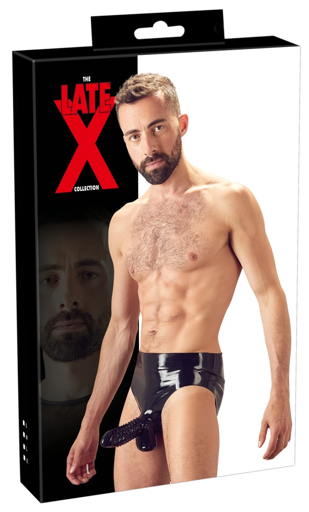 Kelnaitės su penio mova LateX