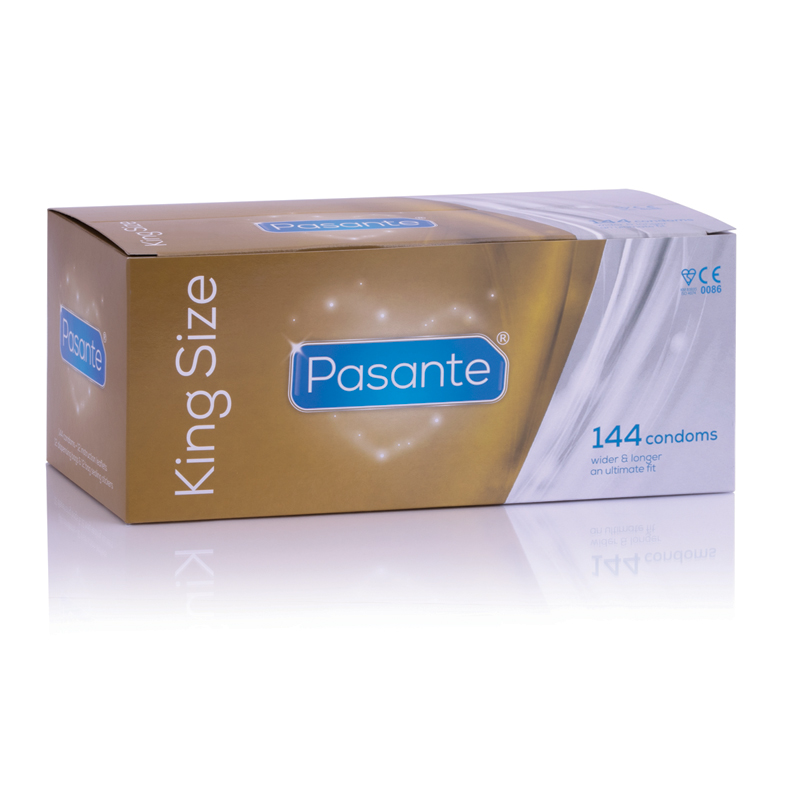 Prezervatyvai Pasante King Size, 144 vnt.
