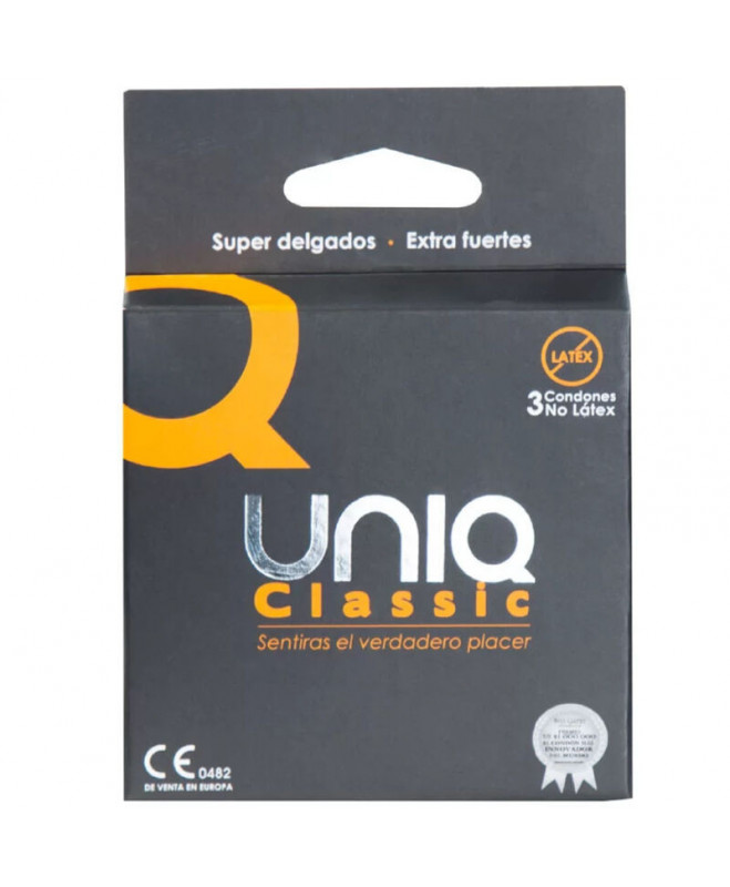 UNIQ CLASSIC LATEX FREE CONDOMS 3 UNITS