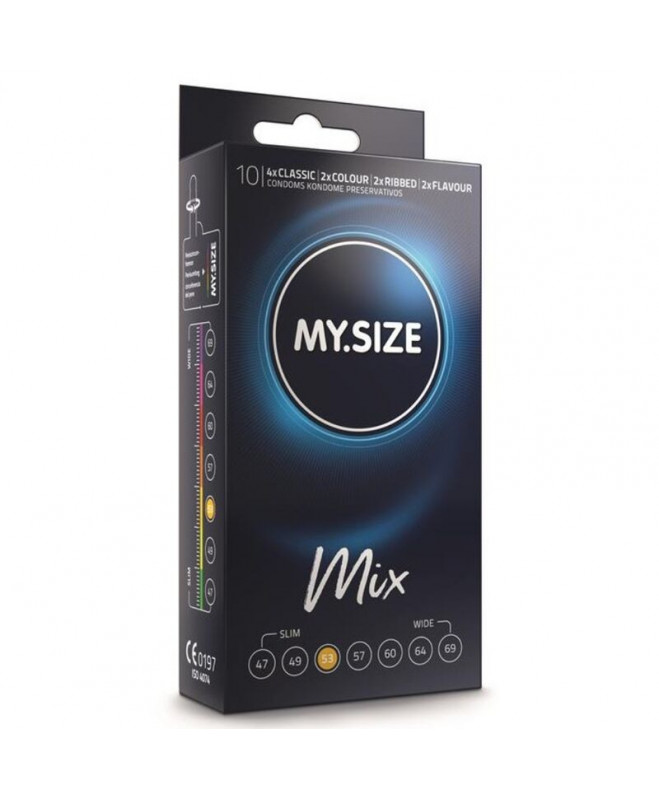 MY SIZE MIX CONDOMS 53 MM 10 UNITS