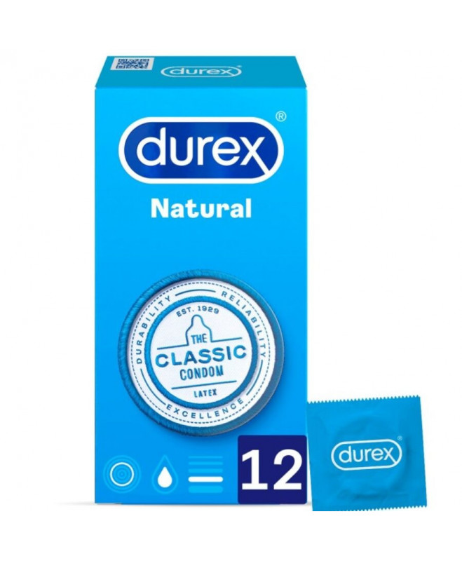 DUREX NATURAL PLUS 12 UNITS