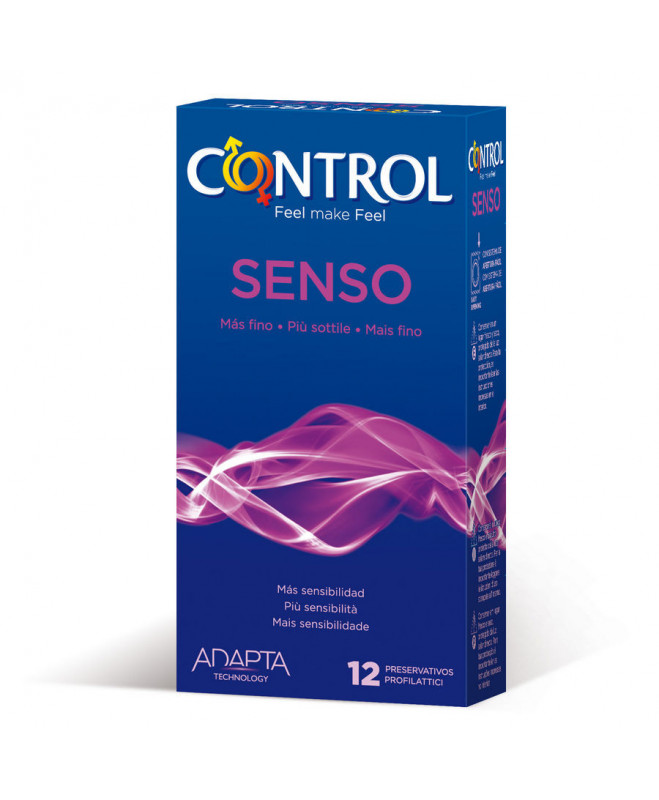 CONTROL ADAPTA SENSO CONDOMS 12 UNITS