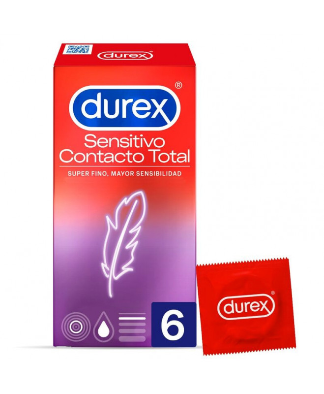 DUREX SENSITIVE CONTACT TOTAL 6 UNITS