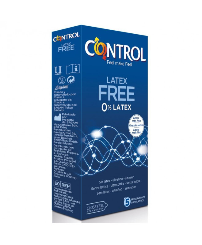 CONTROL FREE SIN LATEX CONDOMS 5 UNITS