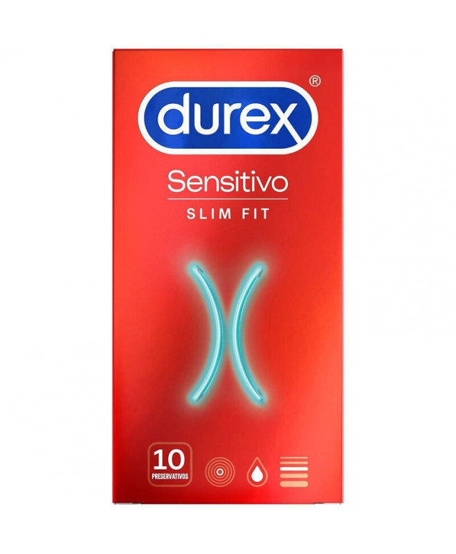 DUREX SENSITIVO SLIM FIT 10 UNITS