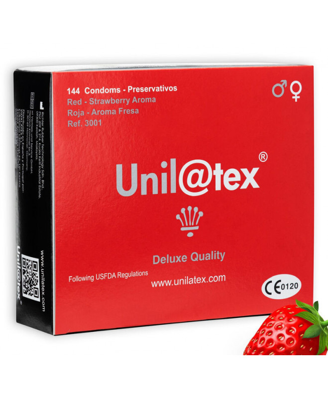 UNILATEX RED / STRAWBERRY PRESERVATIVES 144 UNITS