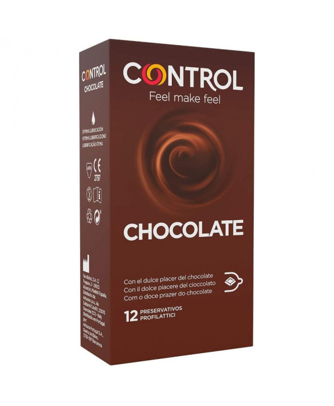 CONTROL ADAPTA CHOCOLATE CONDOMS 12 UNITS