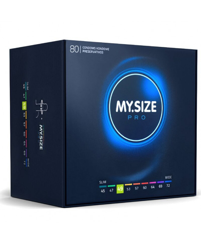 MY SIZE PRO CONDOMS 49 MM 80 UNITS