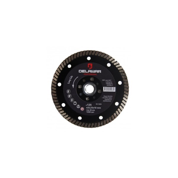 Diskas deimantinis 125x22,23 mm Hot RC DeLawar