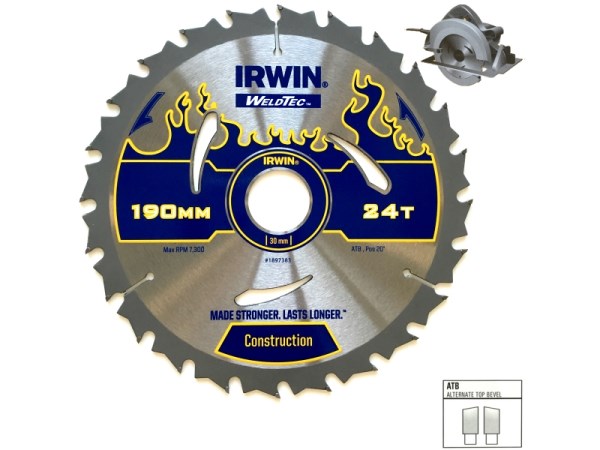 Diskas medžiui 210 x 30 x 20 mm 40T 2,4 mm ATB WELDTEC
