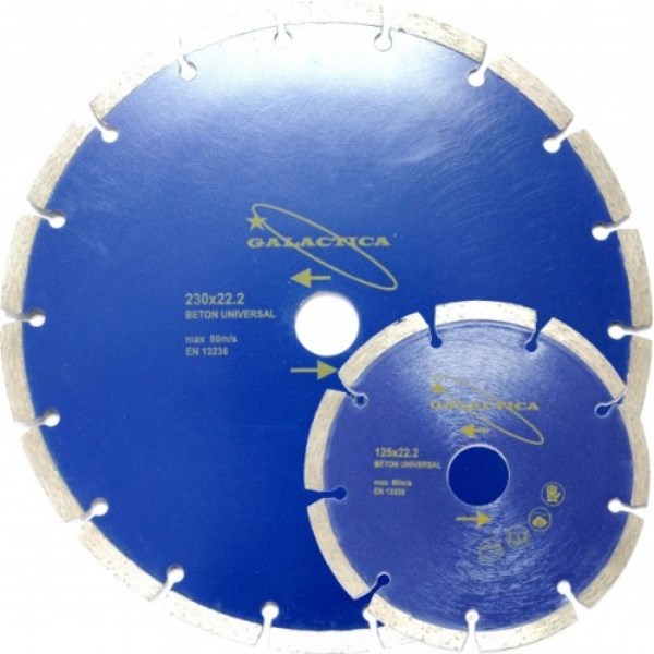Diskas deimantinis 230 x 7 x 22,2 mm Galactica