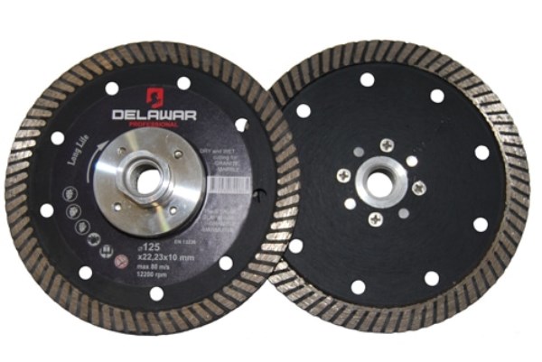 Diskas deimantinis 230x3 mm Turbo M14 Delawar