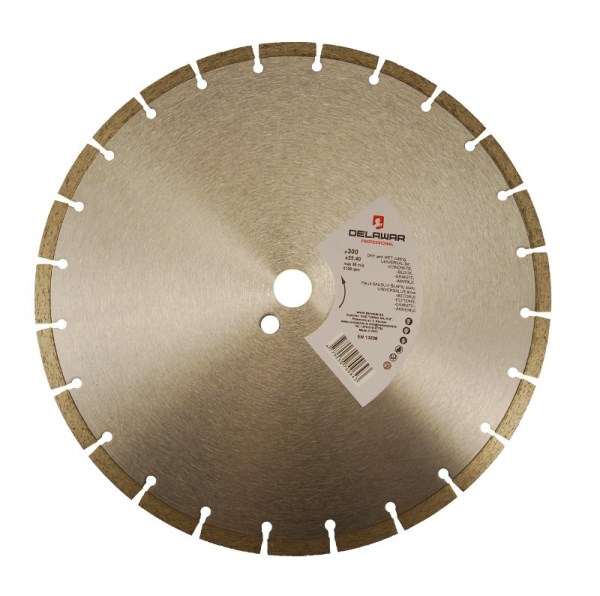Diskas deimantinis 350x3,2x25,4 mm Segment DeLawar