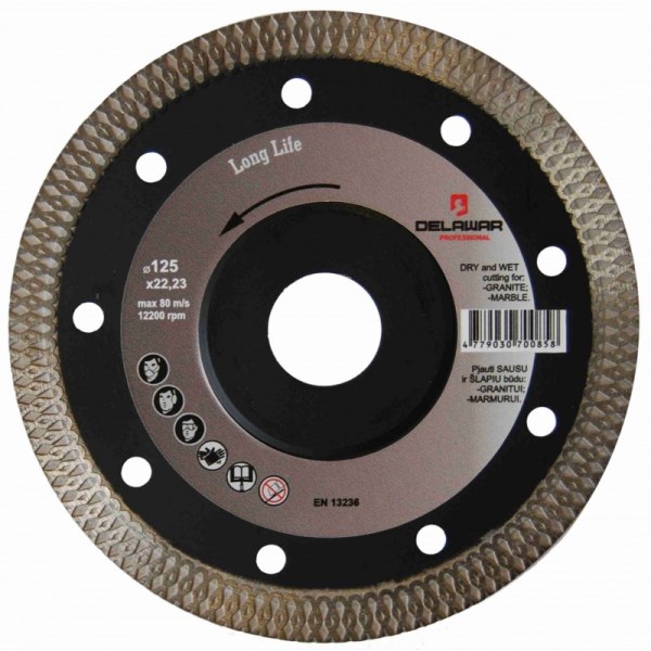 Diskas deimantinis 150x1,6x22,2 mm X-Turbo DeLawar